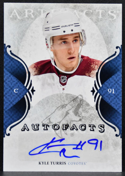 2011-12 Upper Deck Artifacts Autofacts Kyle Turris Phoenix Coyotes Auto 4026