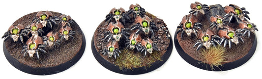NECRONS 3 Canoptek Scarab Swarms #1 WELL PAINTED Warhammer 40K