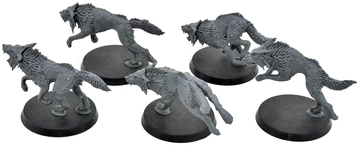 SPACE WOLVES 5 Fenrisian Wolves #3 Warhammer 40K