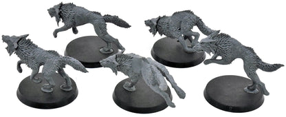 SPACE WOLVES 5 Fenrisian Wolves #3 Warhammer 40K