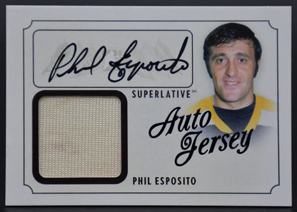 2013-14 Dans le jeu, six premiers superlatifs, maillot autographié superlatif Esposito