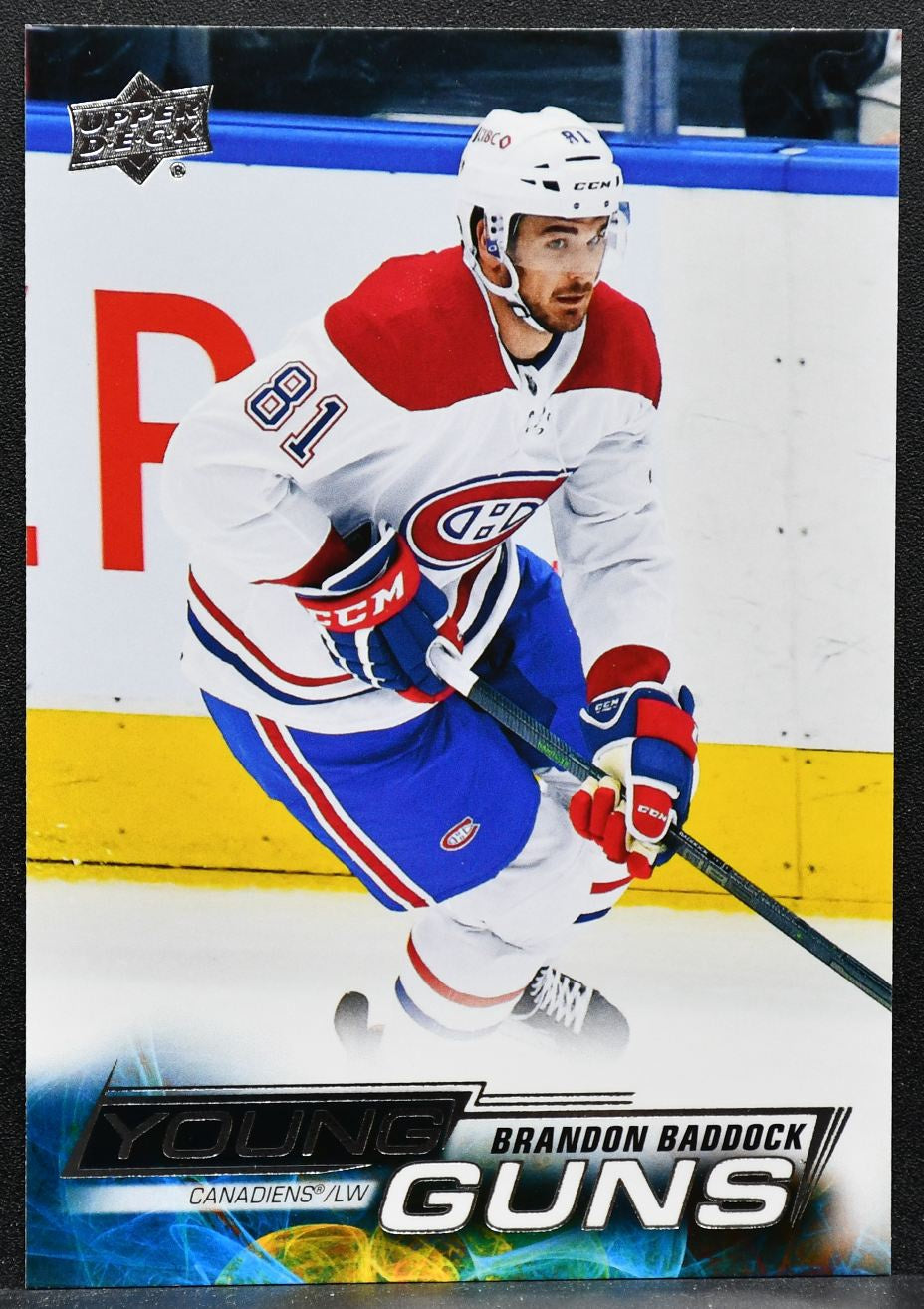2022-23 Upper Deck Series 2 Young Guns Brandon Baddock 460 Canadiens RC 3833