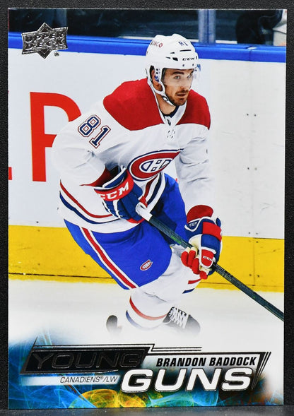 2022-23 Upper Deck Series 2 Young Guns Brandon Baddock 460 Canadiens RC 3833