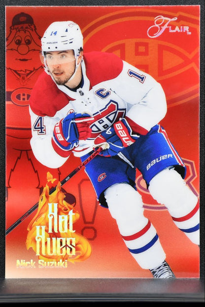 2025-26 Flair Hot Hues Spectrum Nick Suzuki 15 Montreal Canadiens 12/99 4014