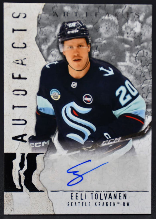 2025-26 UD Artifacts Eeli Tolvanen AF-ET Seattle Kraken Auto