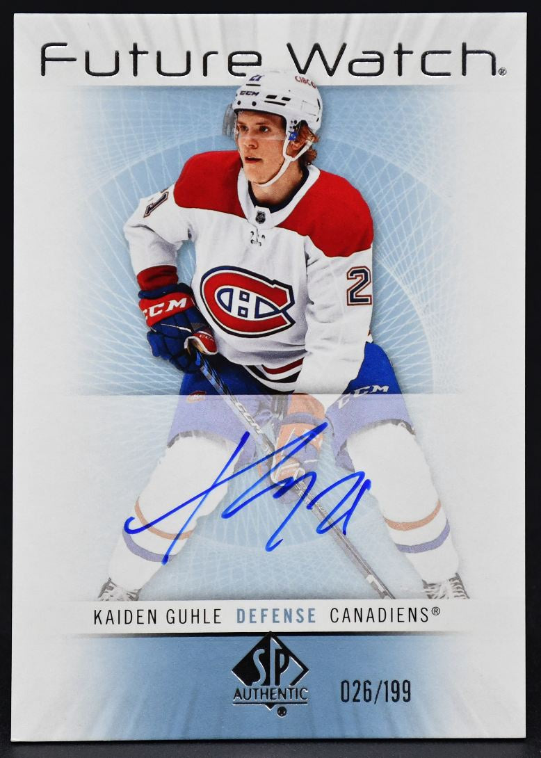 2022-23 SP Authentic 2012-13 Retro Future Watch Autographs Guhle RC Auto 026/199