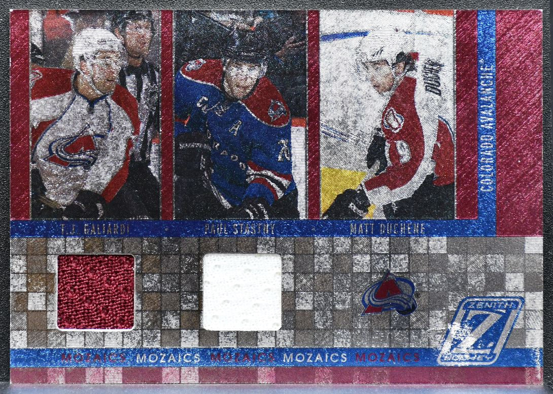 2011-12 Panini Zenith Mozaics Galiardi/Stastny/Duchene Avalanche Jersey 5517