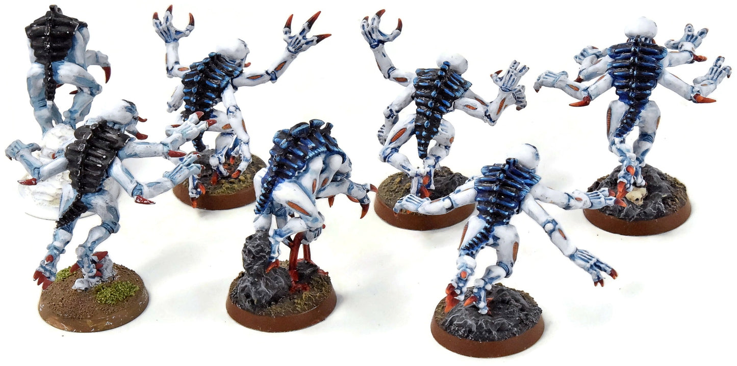 TYRANIDS 7 Genestealers #4 PRO PAINTED Warhammer 40K