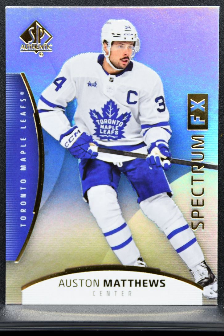 2025-26 SP Authentic Spectrum FX Auston Matthews S-25 Toronto Maple Leafs 9195