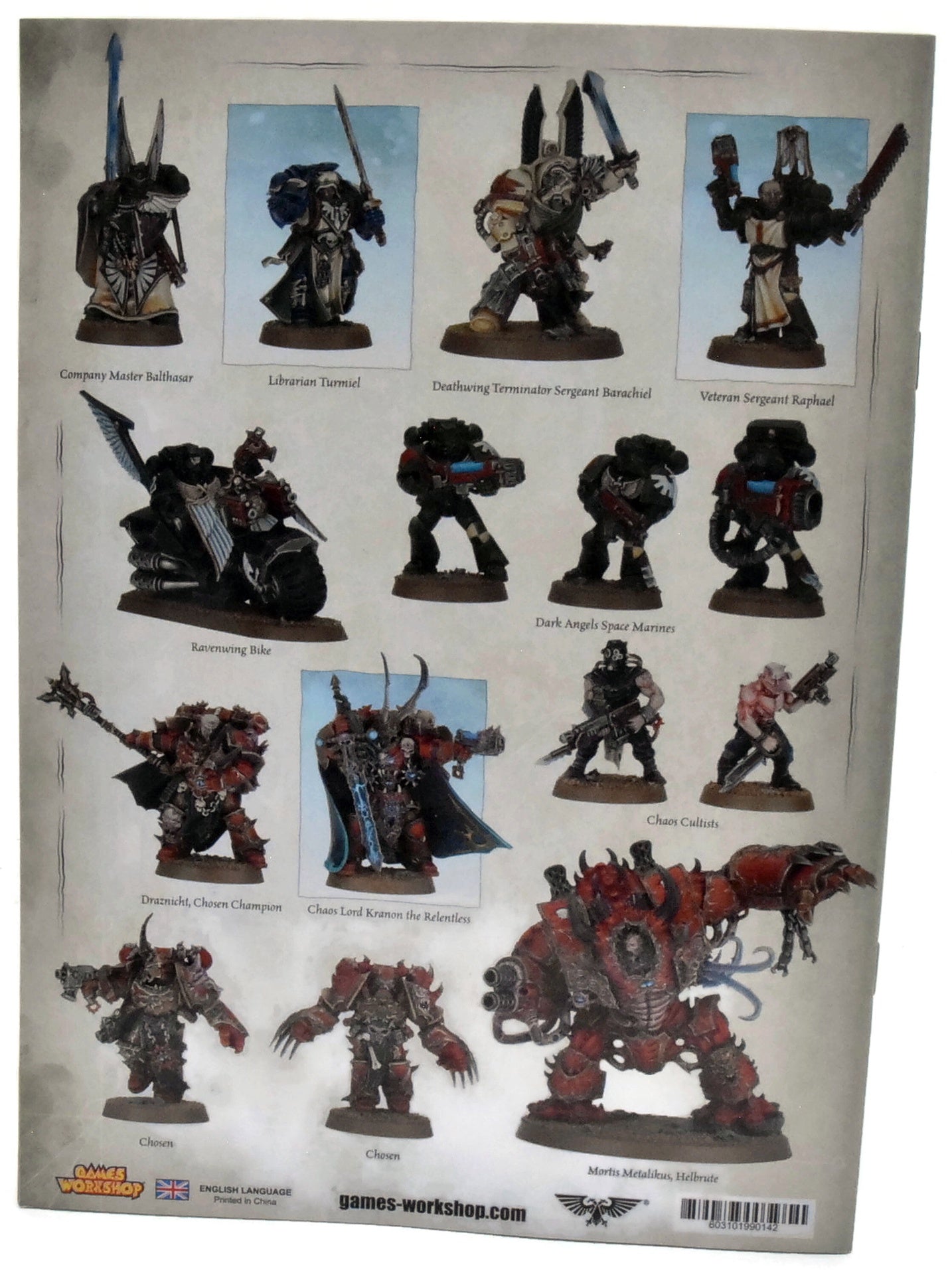 WARHAMMER Warhammer 40K Dark Vengeance Book USED VERY GOOD Condition