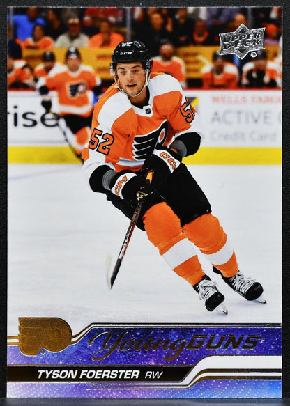2023-24 Upper Deck Series 1 Young Guns Tyson Foerster 225 Flyers RC 5777
