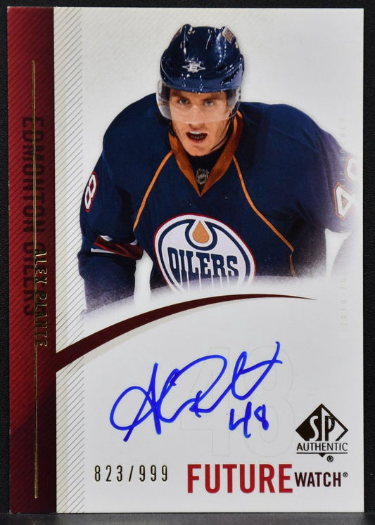 2010-11 SP Authentic Future Watch Auto Alex Plante 282  RC Auto 823/999