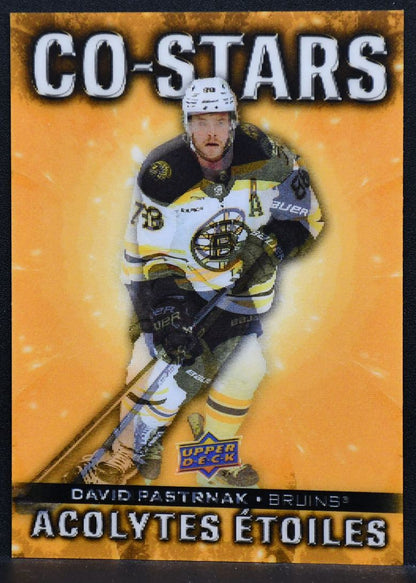 2025-26 UD Tim Hortons Co-Stars David Pastrnak / Charlie McAvoy CO-5