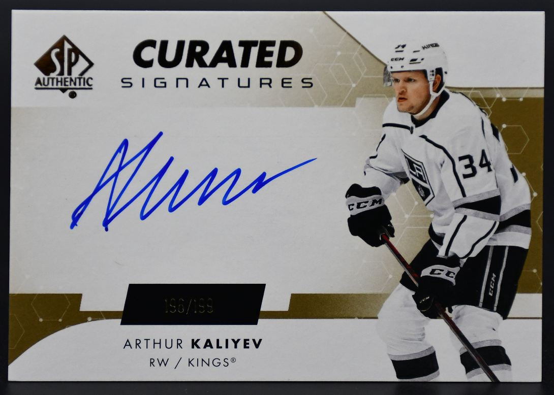2022-23 SP Authentic Arthur Kaliyev SPC-KA Los Angeles Kings Auto 196/199