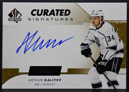 2022-23 SP Authentic Arthur Kaliyev SPC-KA Los Angeles Kings Auto 196/199