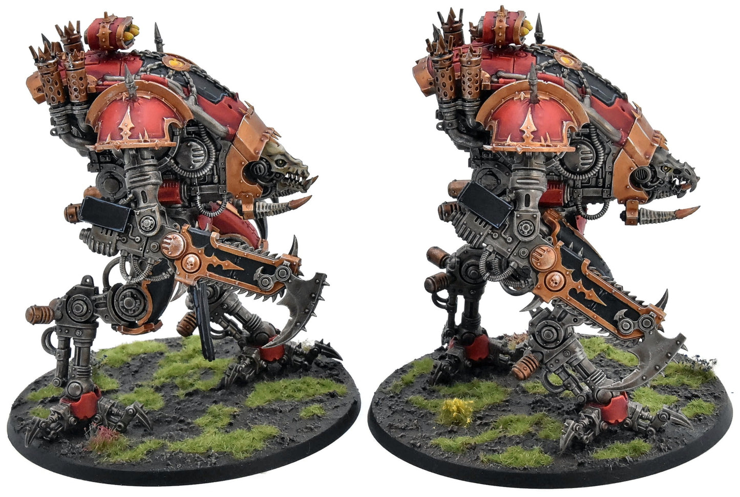 CHAOS SPACE MARINES 2 Wardogs #1 COMMISSION PRO PAINTED Warhammer 40K 2520