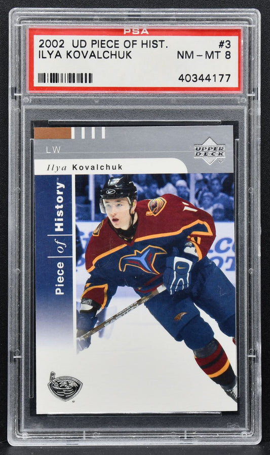 2002-03 Upper Deck Piece of History Ilya Kovalchuk 3 Atlanta Thrashers 2439