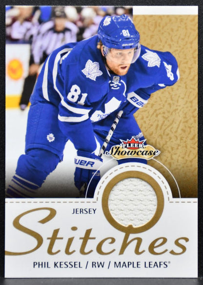 2013-14 Fleer Showcase Stitches Phil Kessel S-PK Toronto Maple Leafs Jersey 7690