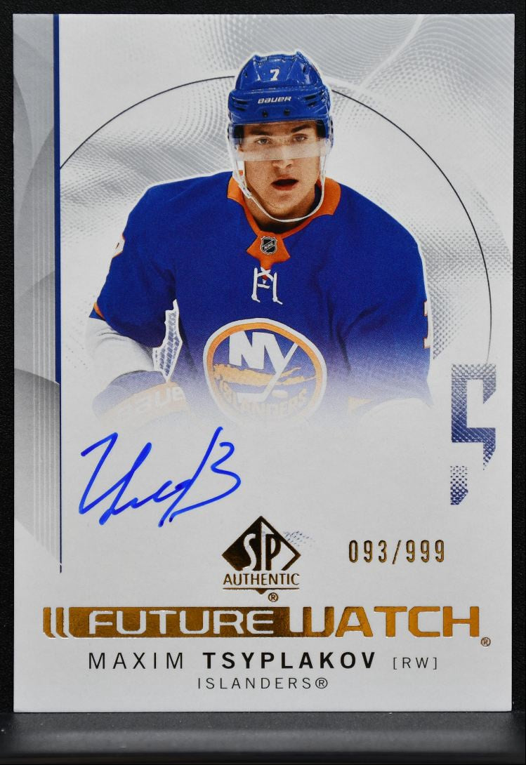 2024-25 SP Authentic Future Watch Auto Maxim Tsyplakov RC Auto 093/999 2669