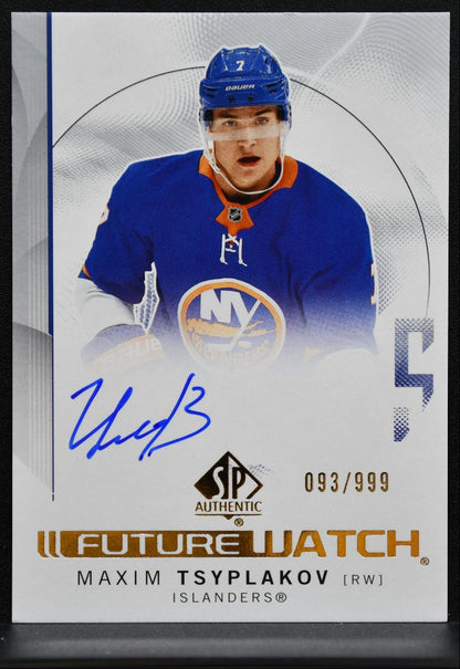 2024-25 SP Authentic Future Watch Auto Maxim Tsyplakov RC Auto 093/999 2669