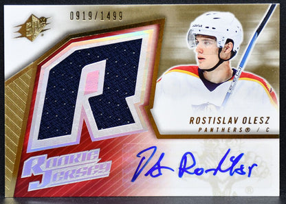 2005-06 SPx RC Jersey Rostislav Olesz 172 Panthers RC Auto 0919/1499 Jersey 6627
