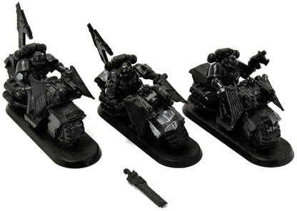 DARK ANGELS 3 Ravenwing Bike #1 Warhammer 40K Motards