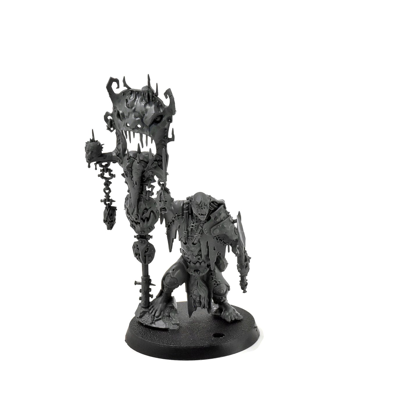 ORRUK WARCLANS Murknob with Belcha-Banner #1 Warhammer Sigmar