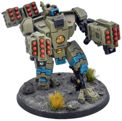 TAU EMPIRE Xv88 Broadside Battlesuit #1 INCOMPLETE PRO PAINTED Warhammer 40K