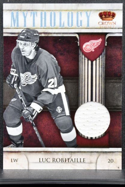 2010-11 Panini Crown Royale Mythology Jersey Luc Robitaille 18 Jersey 4337
