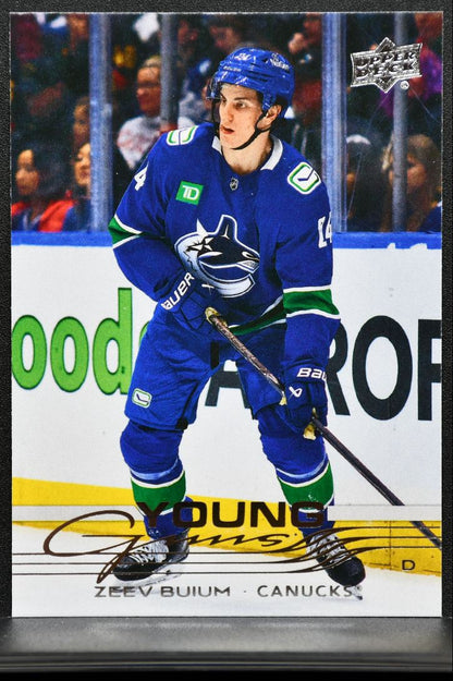 2025-26 Upper Deck Extended Series Young Guns Zeev Buium 707 Canucks RC 3260