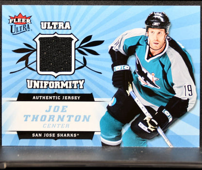 2006-07 Fleer Ultra Rookie Uniformity Jerseys Joe Thornton U-JT Jersey 1885