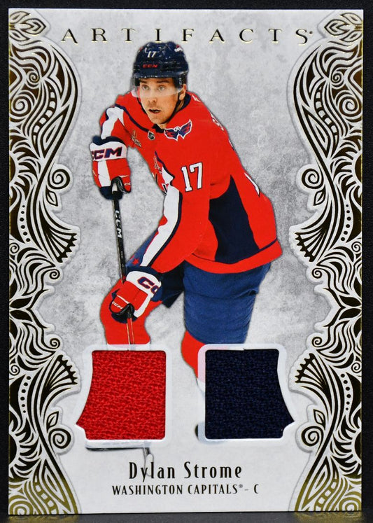 2025-26 Upper Deck Artifacts Gold Material Dylan Strome 43 132/299 Jersey 2958