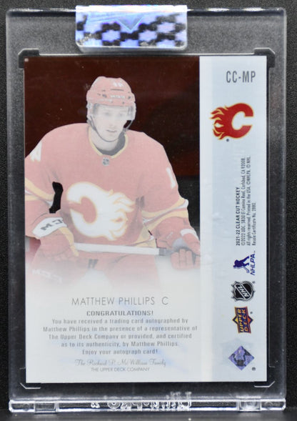2021-22 UD Clear Cut 2021-22 Base Set Rookie Matthew Phillips RC Auto 3364