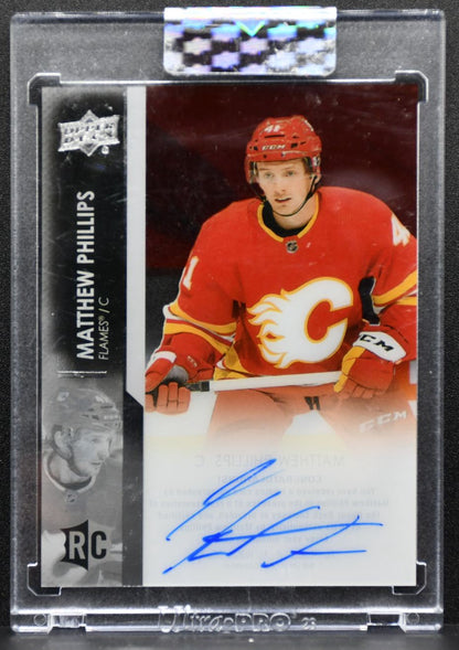 2021-22 UD Clear Cut 2021-22 Base Set Rookie Matthew Phillips RC Auto 3364