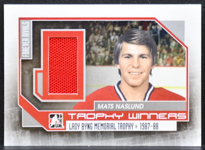 2012-13 ITG Forever Rivals Trophy Winners Memorabilia Naslund Jersey 5234