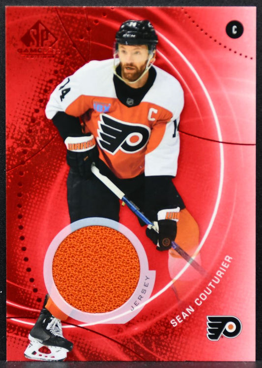 2025-26 SP Game Used Red Jersey Sean Couturier 167 Jersey 0152