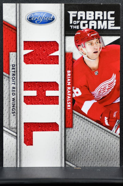 2011-12 Panini Certified Fabric of the Game Brian Rafalski /25 Jersey 1824