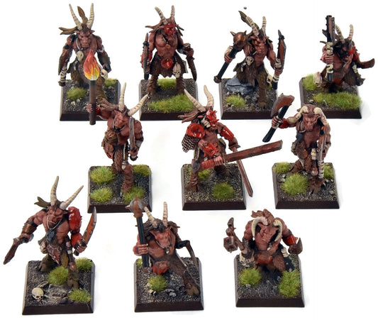 BEASTMEN 10 Gors #4 PRO-PAINTED Fantasy