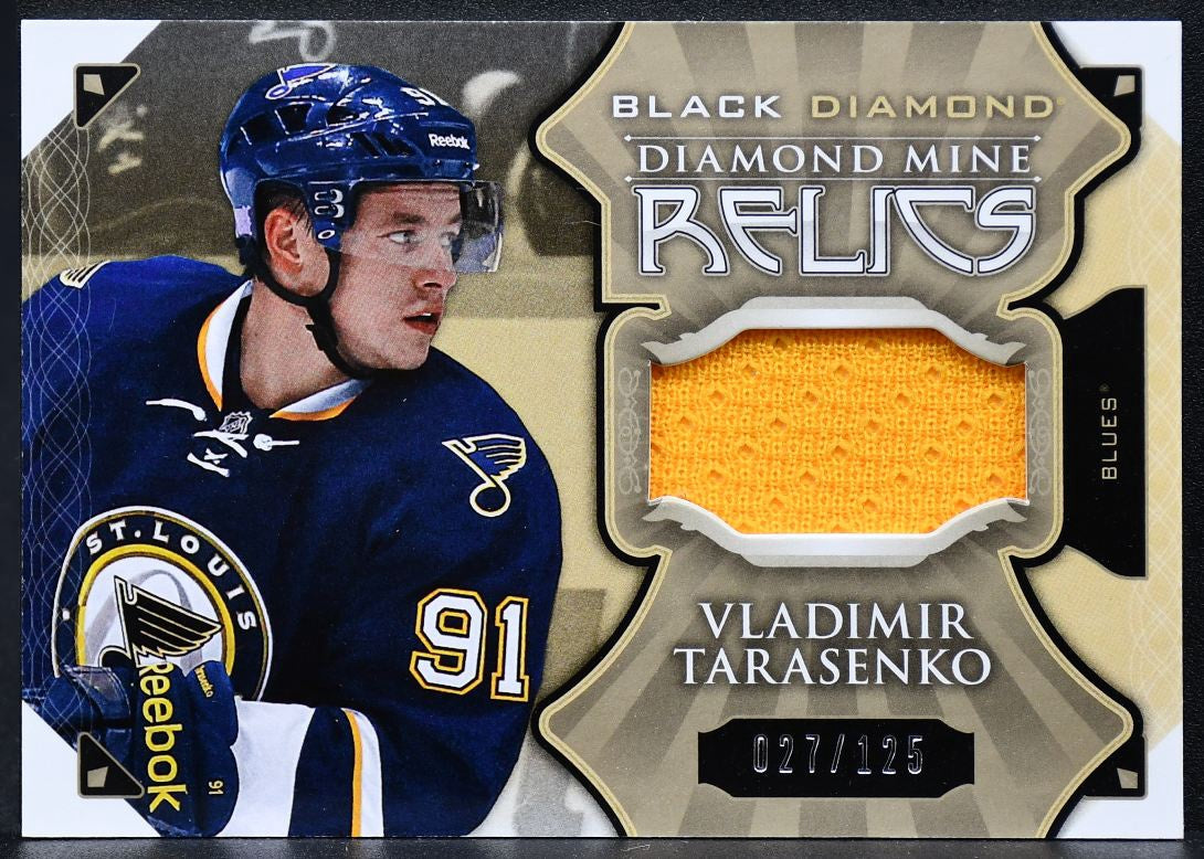 2015-16 Upper Deck Black Diamond Mine Relics Vladimir Tarasenko Jersey 9057