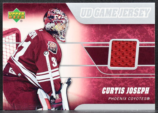 2006-07 Upper Deck Series 1 UD Game Jersey Curtis Joseph J-CJ Jersey 9347