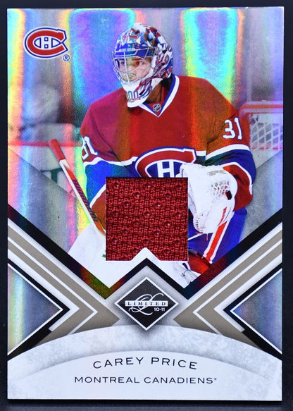 2010-11 Panini Limited Carey Price 26 Jersey