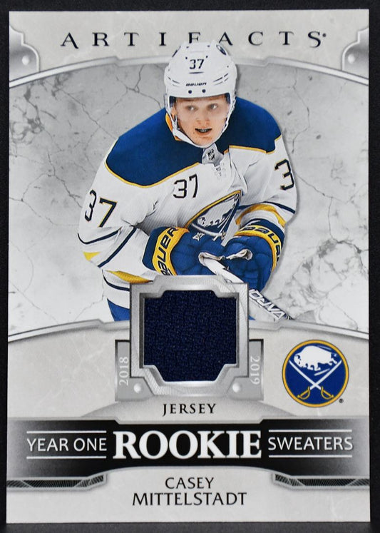 2019-20 UD Artifacts Year One RC Sweaters Mittelstadt Sabres RC Jersey 4404