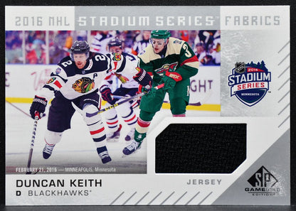 2016-17 SP Game Used 2016 Stadium Series Fabrics Keith Blackhawks Jersey 5081