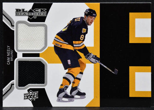 2013-14 UD Black Diamond Double Jerseys Cam Neely BEES-CN Boston Bruins Jersey 3743