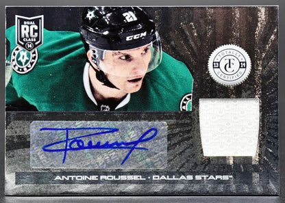 2013-14 Panini Totally Certified Rookie Autograph Roussel 179  Stars Auto Jersey