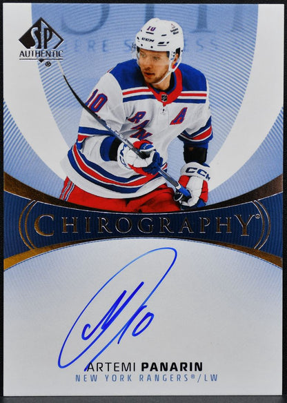 2025-26 SP Authentic Chirography Artemi Panarin C-AP New York Rangers Auto 4464