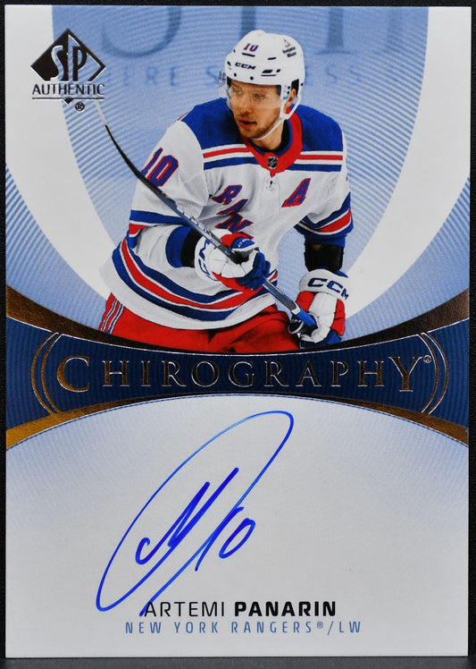 2025-26 SP Authentic Chirography Artemi Panarin C-AP New York Rangers Auto 4464