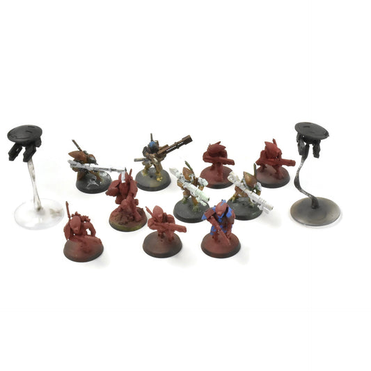 TAU EMPIRE 10 Fire Warriors With Drones #2 Warhammer 40K