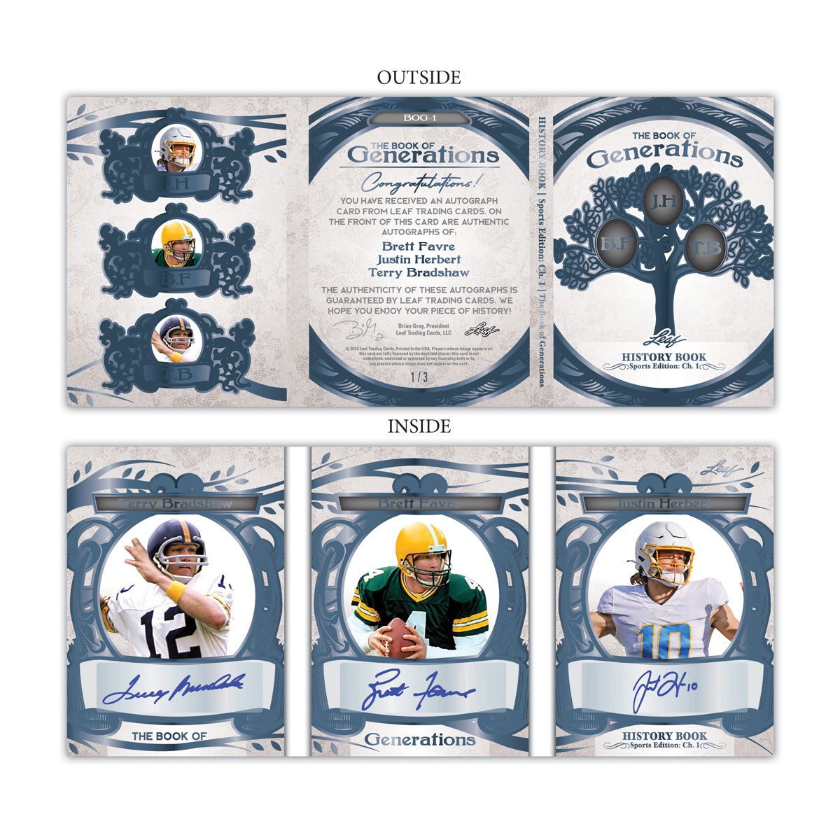 2023 Leaf History Book Sports Edition Chapter 1 Hobby Box