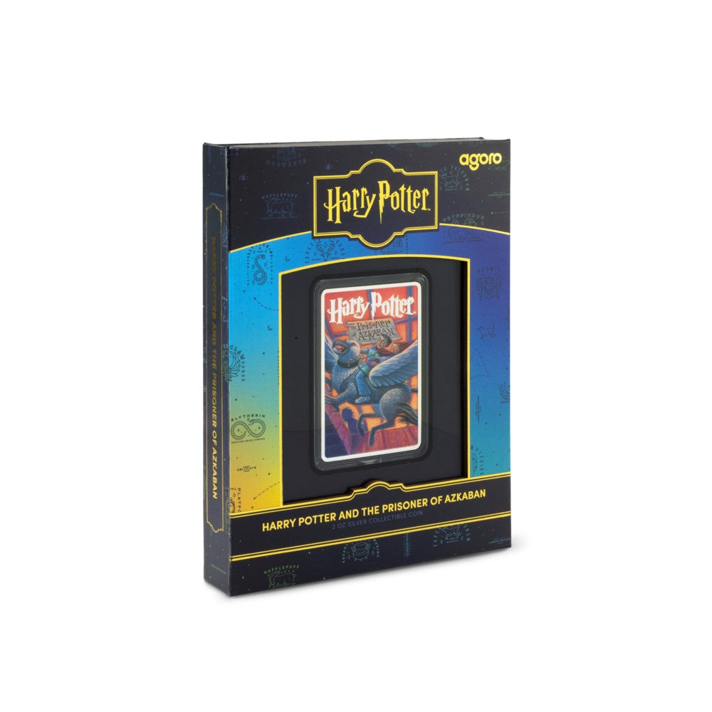 AGORO Harry Potter Book Covers Harry Potter & the Prisoner of Azkaban 2oz Silver